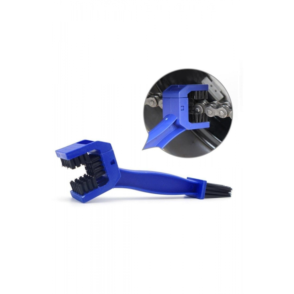 Zincir Temizleme Fırçası Mavi - Universal