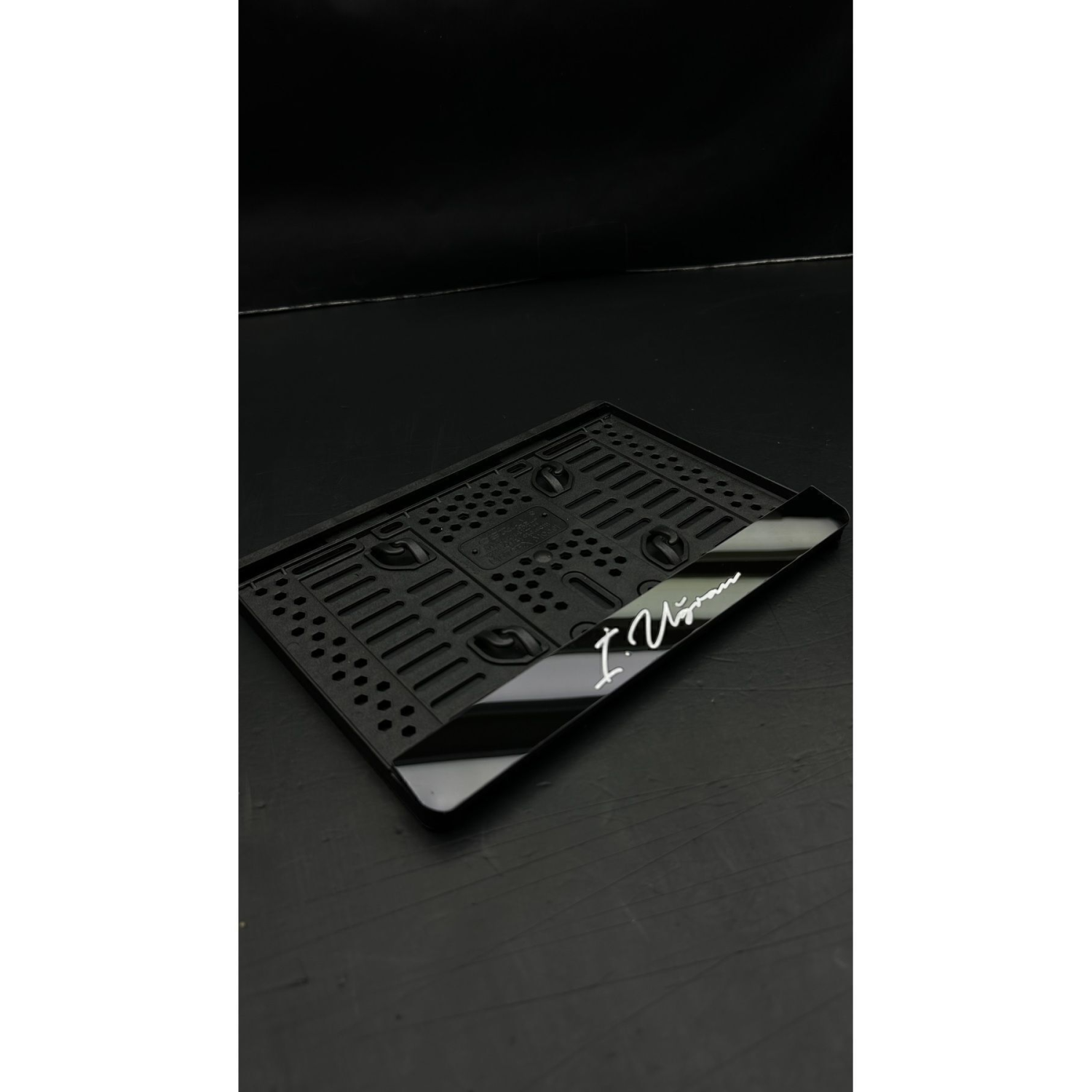 3D ULTA PARLAK LÜX MOTOSİKLET STANDART TAKMATİK PLAKALIK