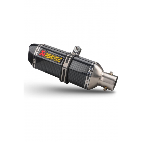 Egzoz Karbon Görünümlü Tüp Egzoz Susturuculu Paslanmaz Çelik