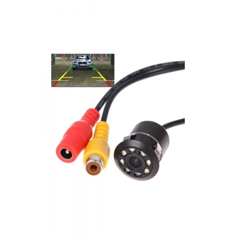 Geri Vites Görüş Kamerası Ir Led Gece Görüşlü Mesafe Çizgili Infrared