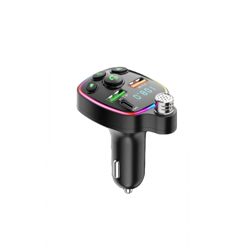 Bluetooth Araç Kiti Araç Fm Transmitter USB Type-C MP3 SD Kart Flash Için Uygun PD Çakmaklık Girişli