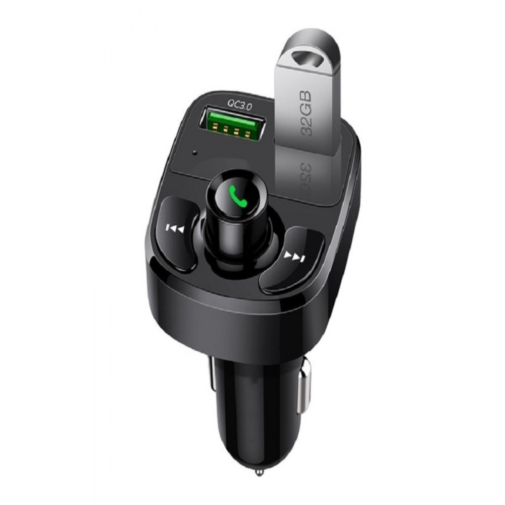 Carx8 Araç Fm Transmitter Bluetooth Usb Mp3 Sd Kart Çakmaklık Girişli Oto Müzik Çalar Kiti 2022