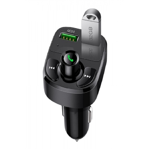 Carx8 Araç Fm Transmitter Bluetooth Usb Mp3 Sd Kart Çakmaklık Girişli Oto Müzik Çalar Kiti 2022