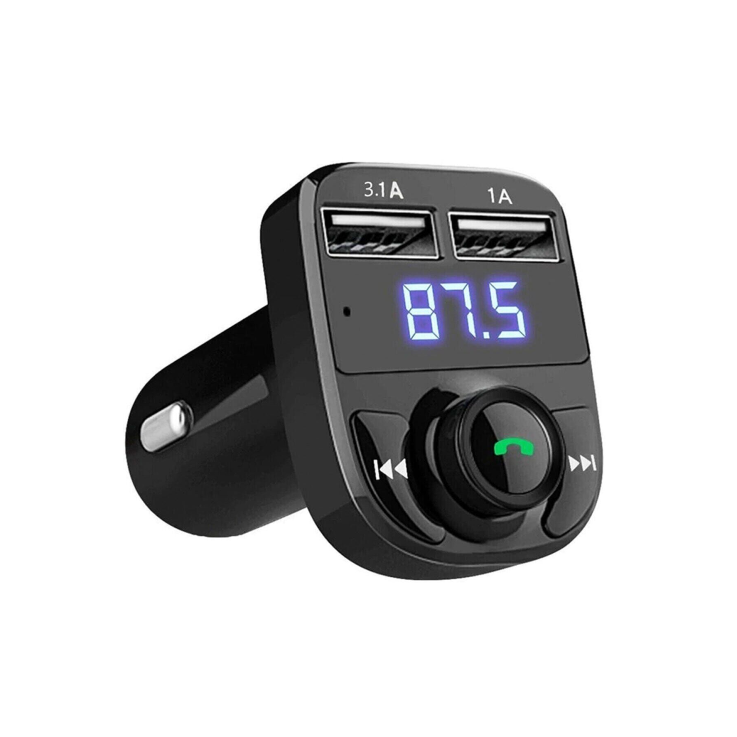Tüm Araçlara Uyumlu Çakmaklık Şarj Cihazı Fm Transmitter Bluetooth Araç Kiti Araba Müzik Mp3 Çalar