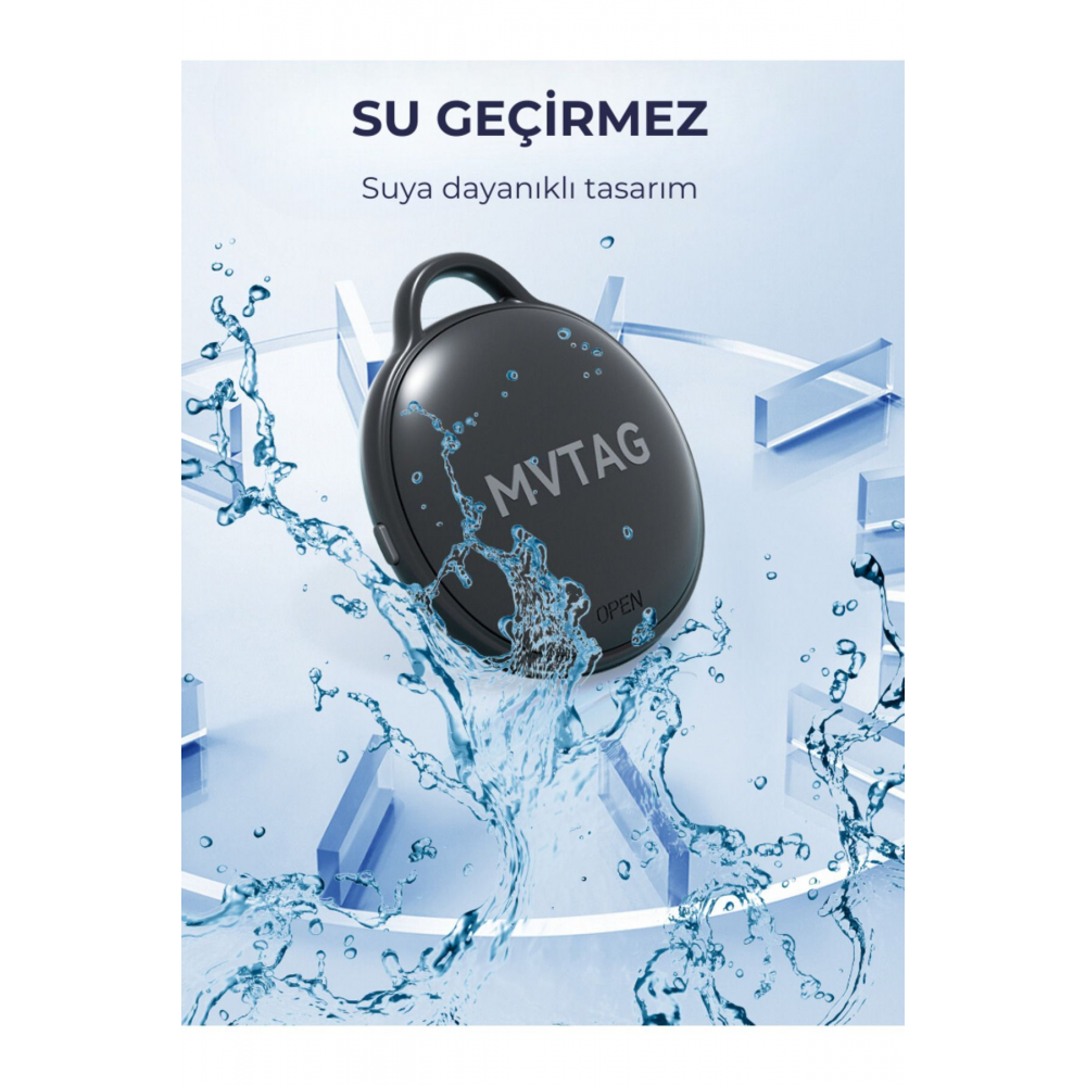 Su Geçirmez Uyumlu Akıllı Gps Airtag Takip Cihazı