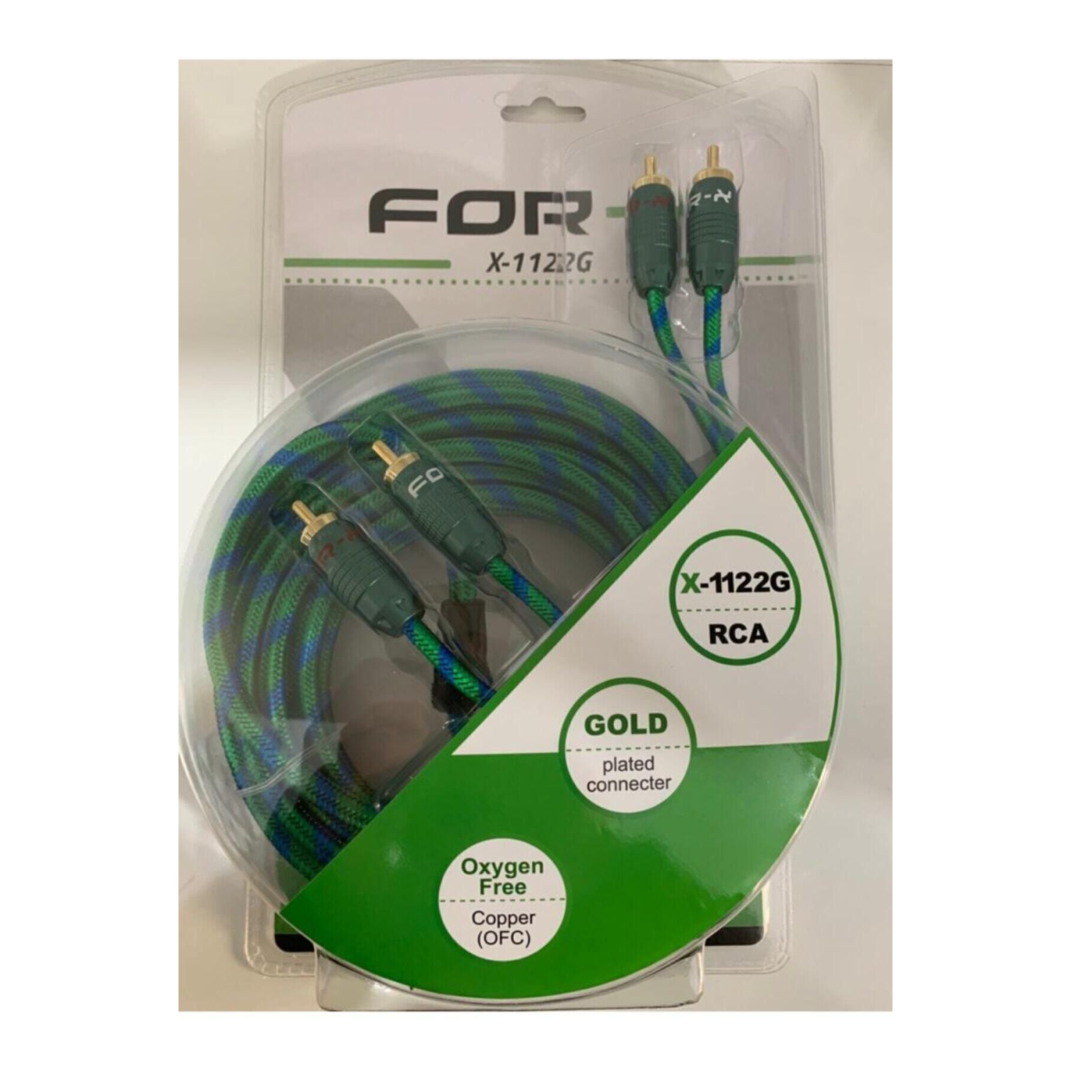 Profesyonel Oto Teyp Rca Kablosu X-1122g