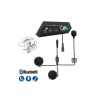 Bluetooth 5.0 Motosiklet Mikrofonu uyumlu  Kask İçin Kulaklık Bluetooth Interkom