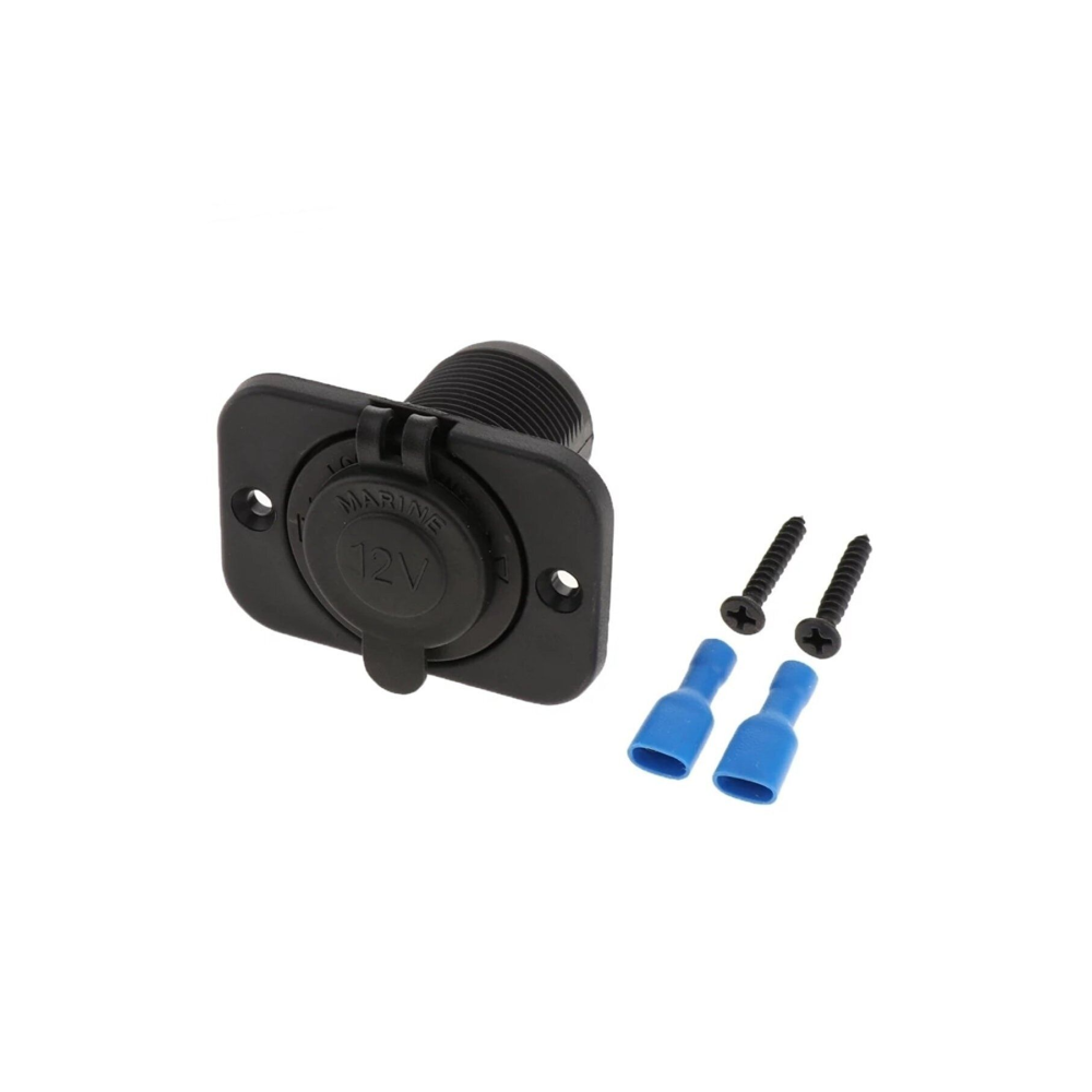 Oto Çakmak Fiş Çakmaklık Dişi Pano Tip 30 Mm Şase Monteli Tekli Pano Marin Uyumlu