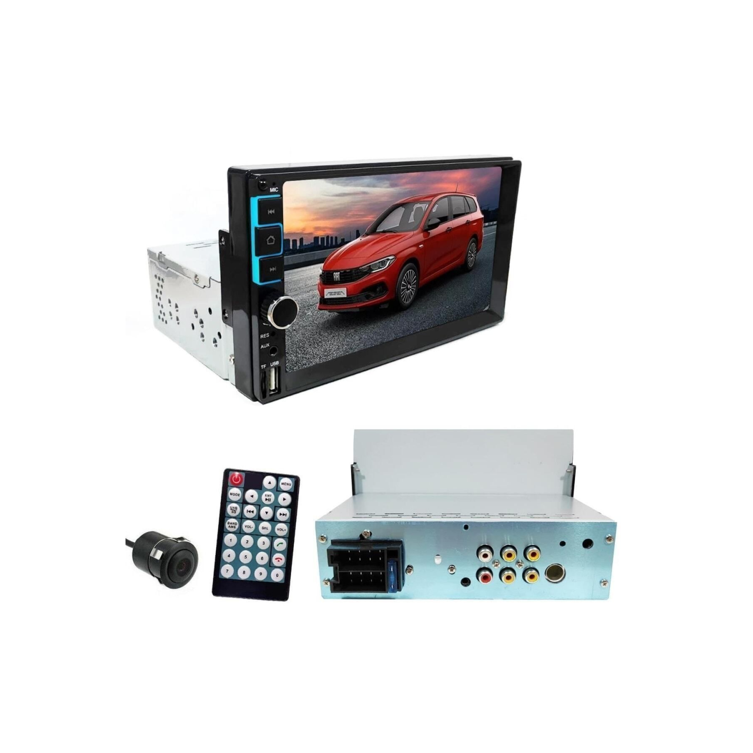 Soundcity Double Teyp (kamera Hediye )7 4x50w Mirrorlink Bt/usb/sd/fm/aux Kamera Uyumlu