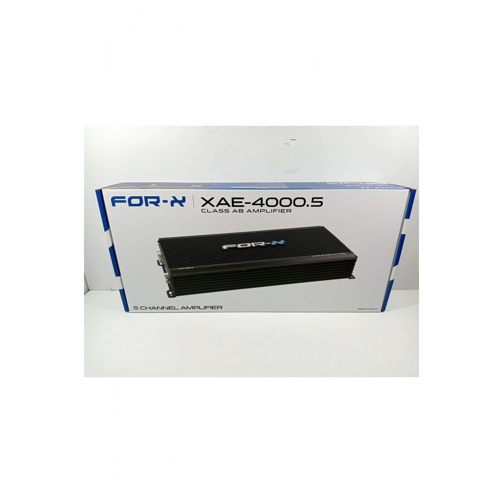 5 Kanal Amfi - Xae-4000.5 - Bass Kontrollü Oto Anfi