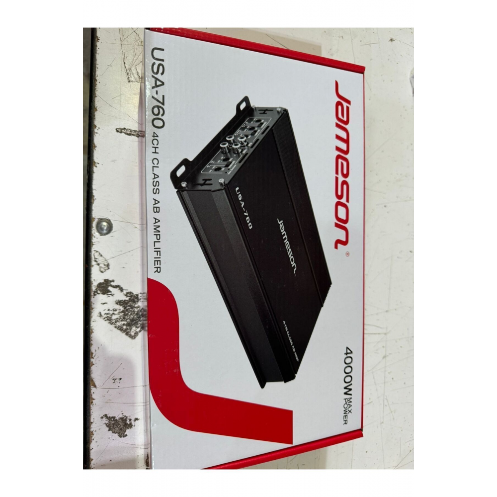 Usa-760 4000 Watt Oto Anfi Rms Power 4x60 Rms 4 Kanal Oto Amfi