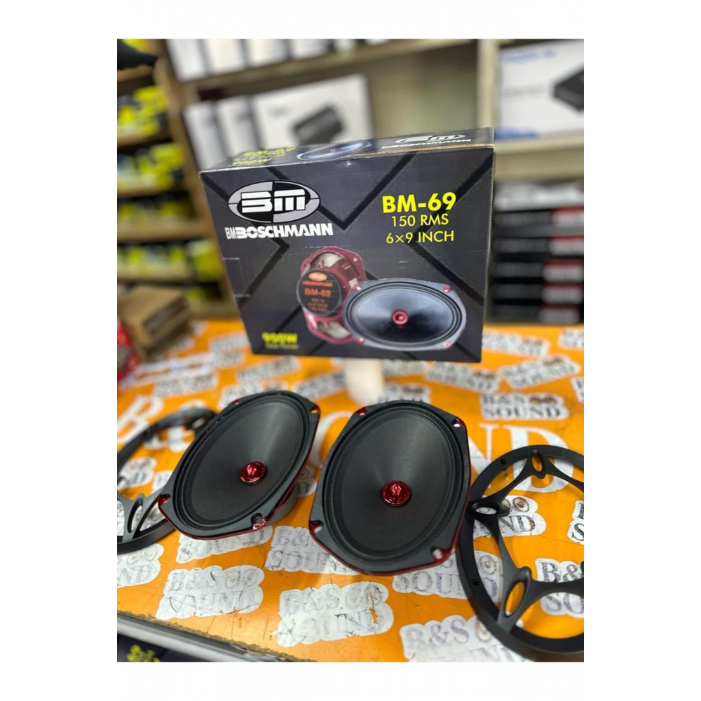 900 WAT 150 RMS OVAL MİDRANGE KIRMIZI MERMİ GÖBEK KAPAKLI