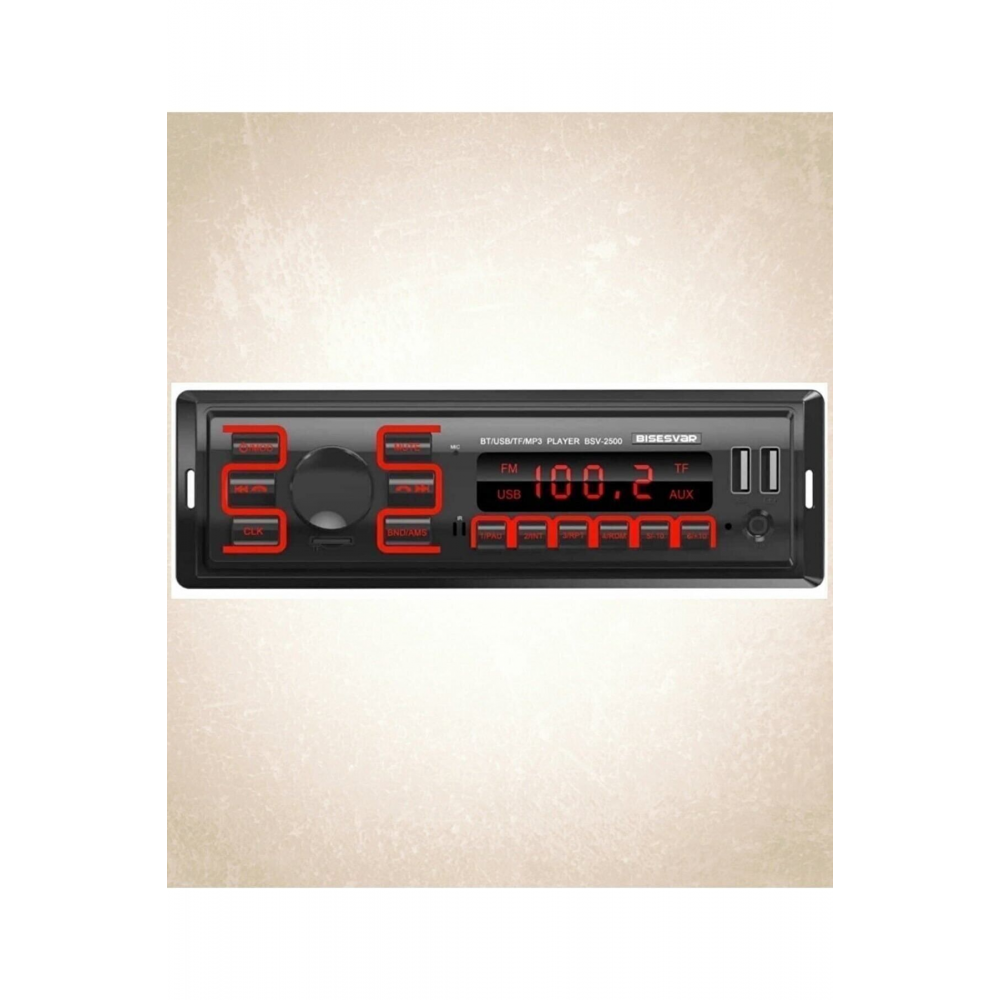 Çift Usb Bluetooth Usb Mmc Kart Telefon Şarj Edebilen Yeni Nesil Çıkışlı 2500