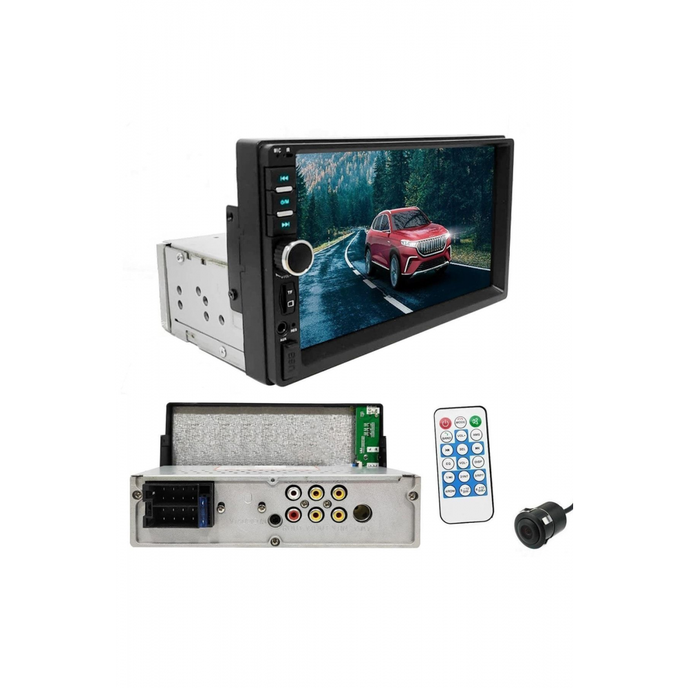 Double Teyp 7 4x55w Bt/usb/sd/fm/aux Kamera Hediye -double