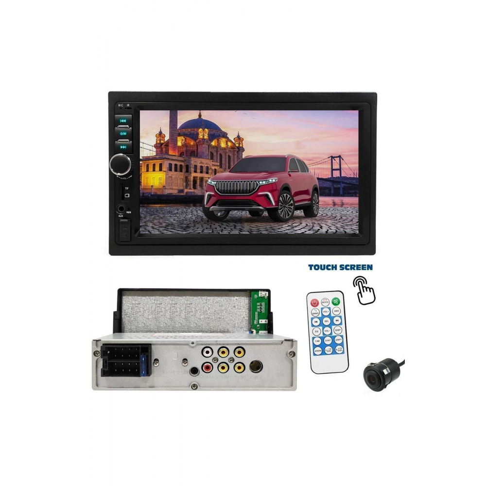 Double Teyp 7 4x55w Bt/usb/sd/fm/aux Kamera Hediye -double
