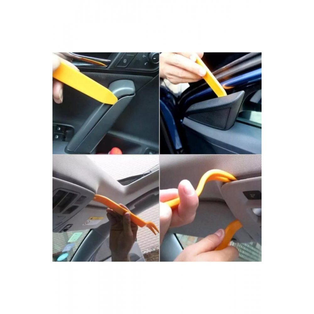 Oto Torpido Sökücü Trim Teyp Radyo Kapı Konsol Sökme Aparat 4 Set