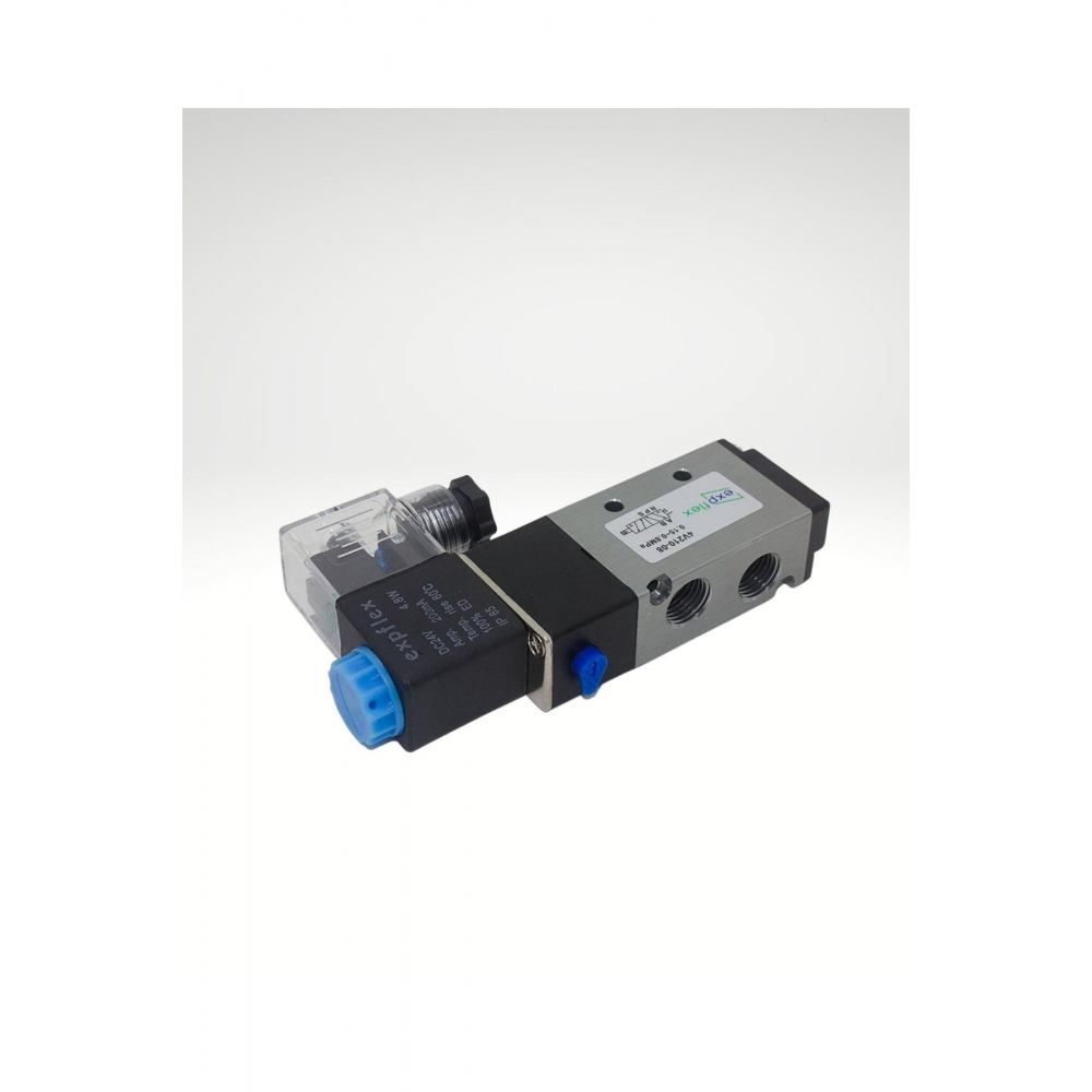 4v210-08 1/4 5/2 Tek Bobin Valf 220v Ac uyumlu