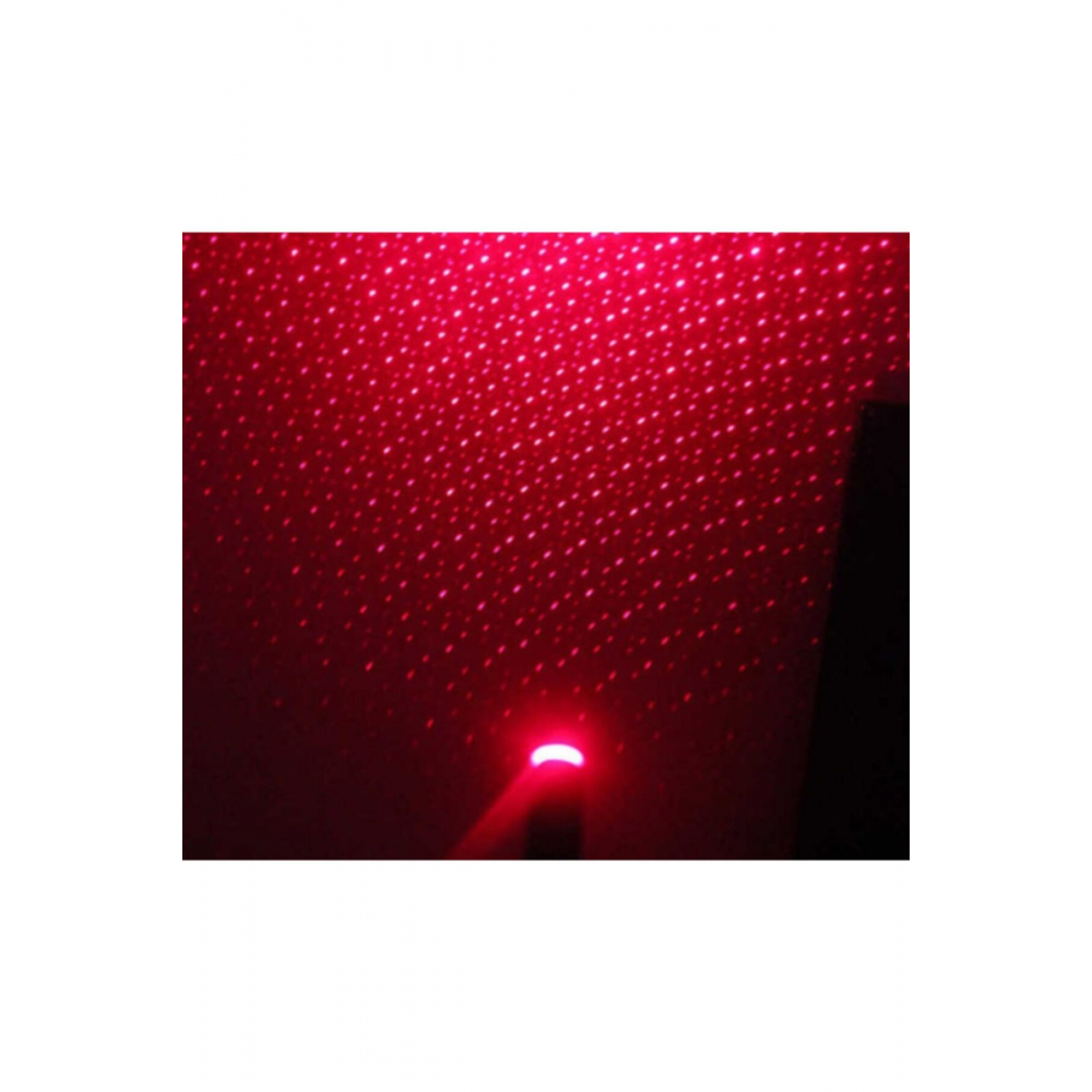 Usb Lazer Projektör Disco Işık Mini Led Yıldız Etkisi 4mod Özelliği