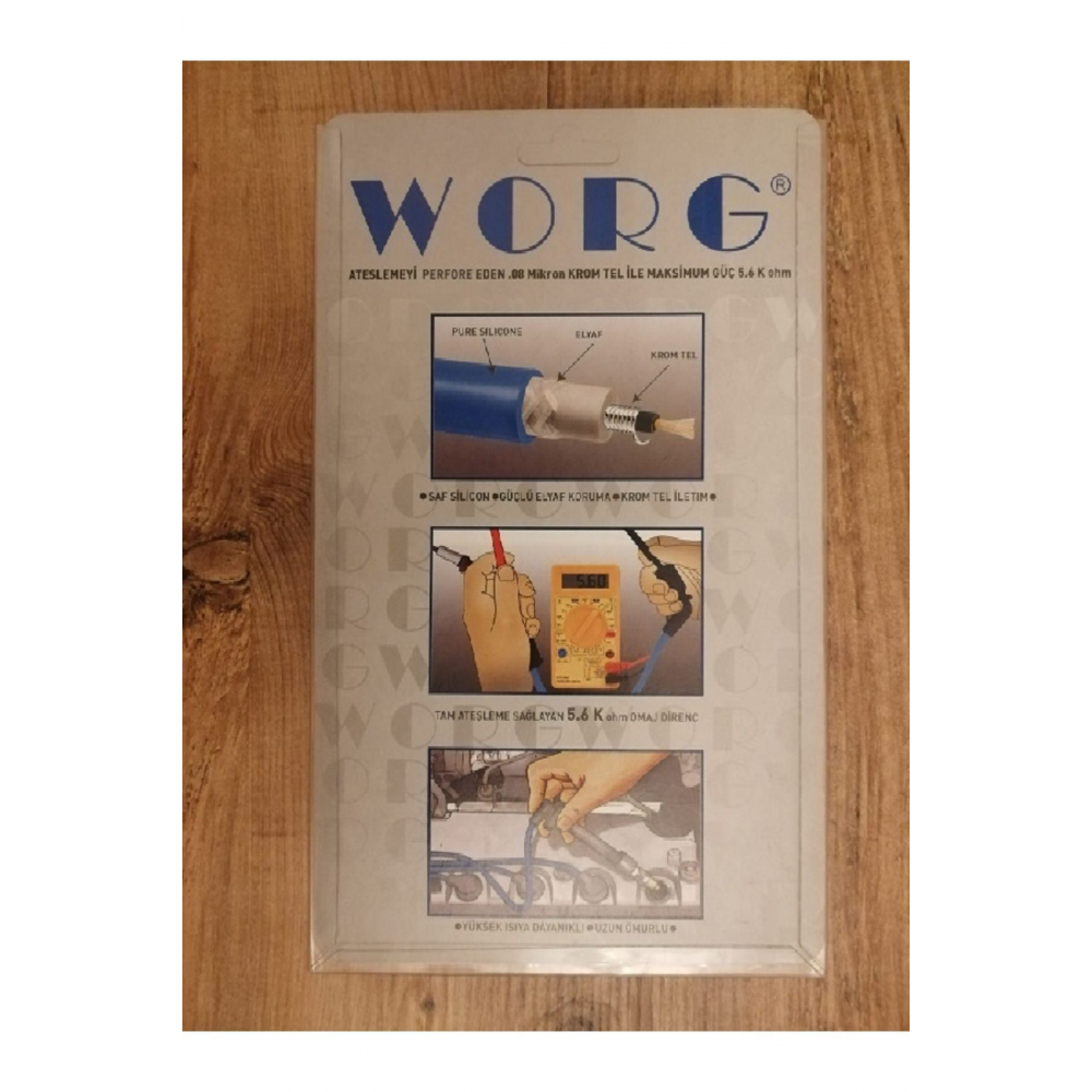 7706494 Slx Buji Kablosu Performans 7mm 7mm Mm Mavi Silikonlu