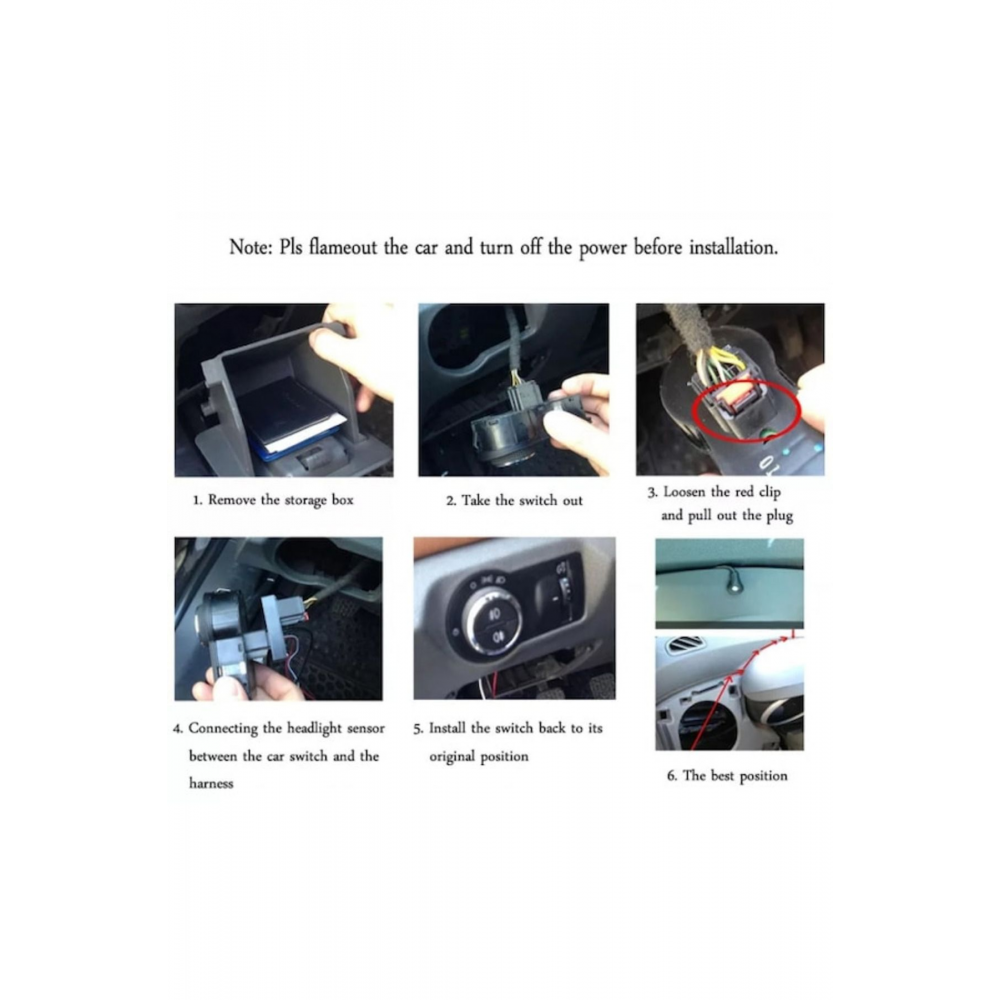 Opel Chevrole Cruze Astra J Aveo  T300 Otomatik Far Sensörü