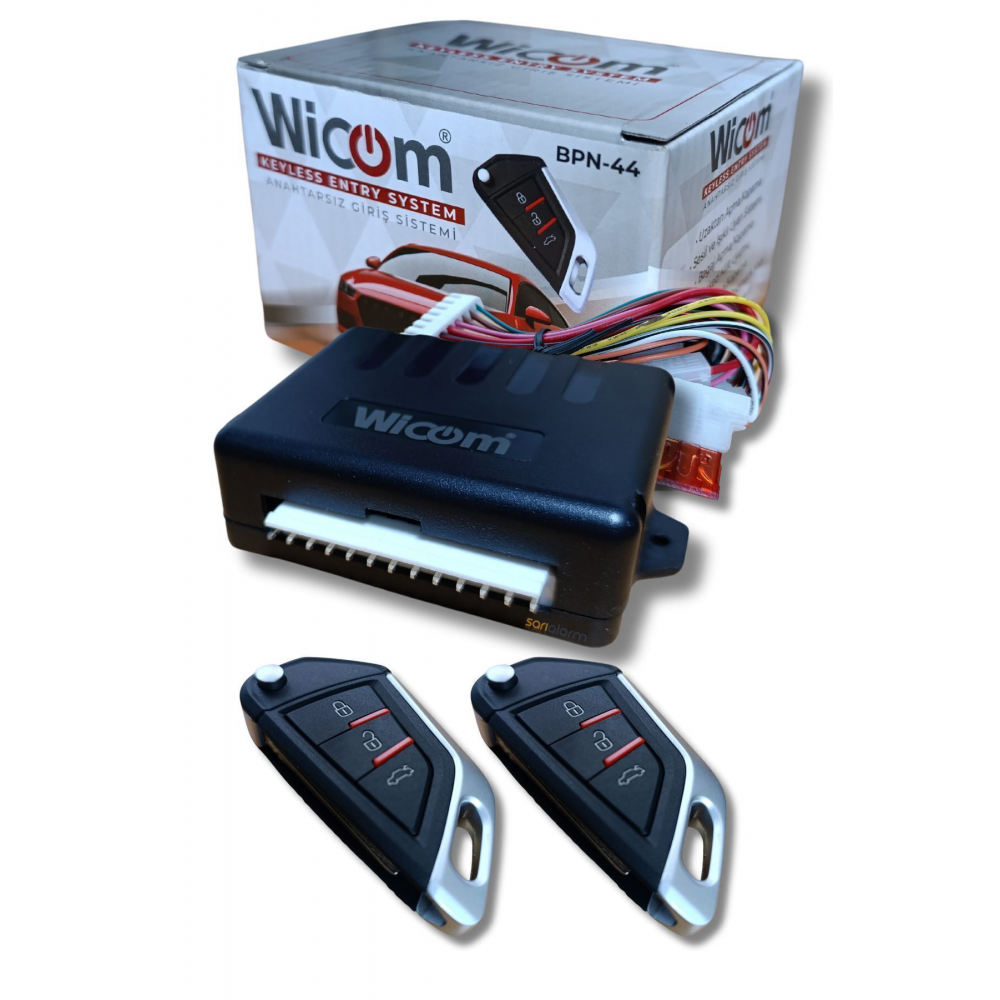 Oto Merkezi Kilit Uzaktan Açma Kapama Bmw Tipi Kumanda Seti Sustalı 12v
