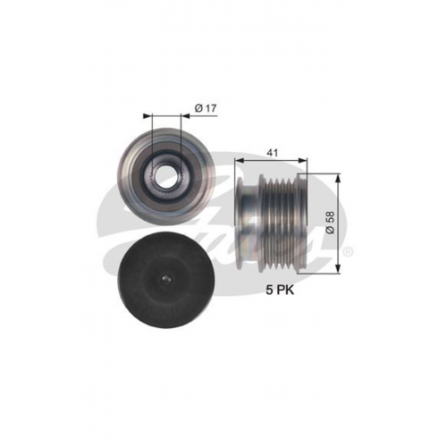 Alternator Kasnagı Ford Mondeo Iv 07 15 2.5 Volvo S40 Iı 10 12 / S60 I 04 Iı 12 S80 Iı 06 V70 Iıı 06