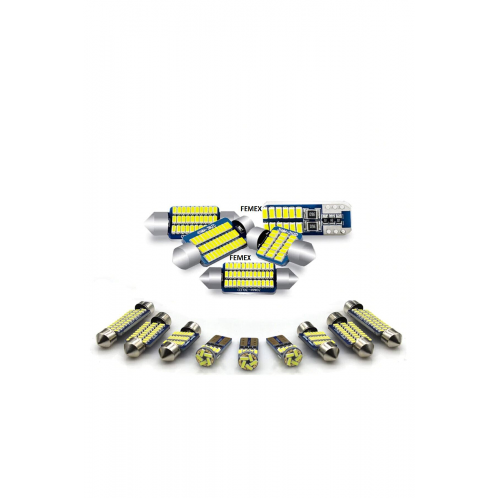 Fiat Egea Led Iç Aydınlatma Ampul Seti Parlak Beyaz