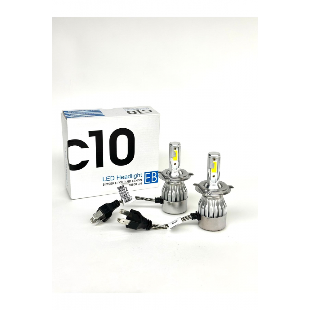 H4 Led Xenon Far Led Zenon Ampulü Yeni Nesil Şimşek Etkili