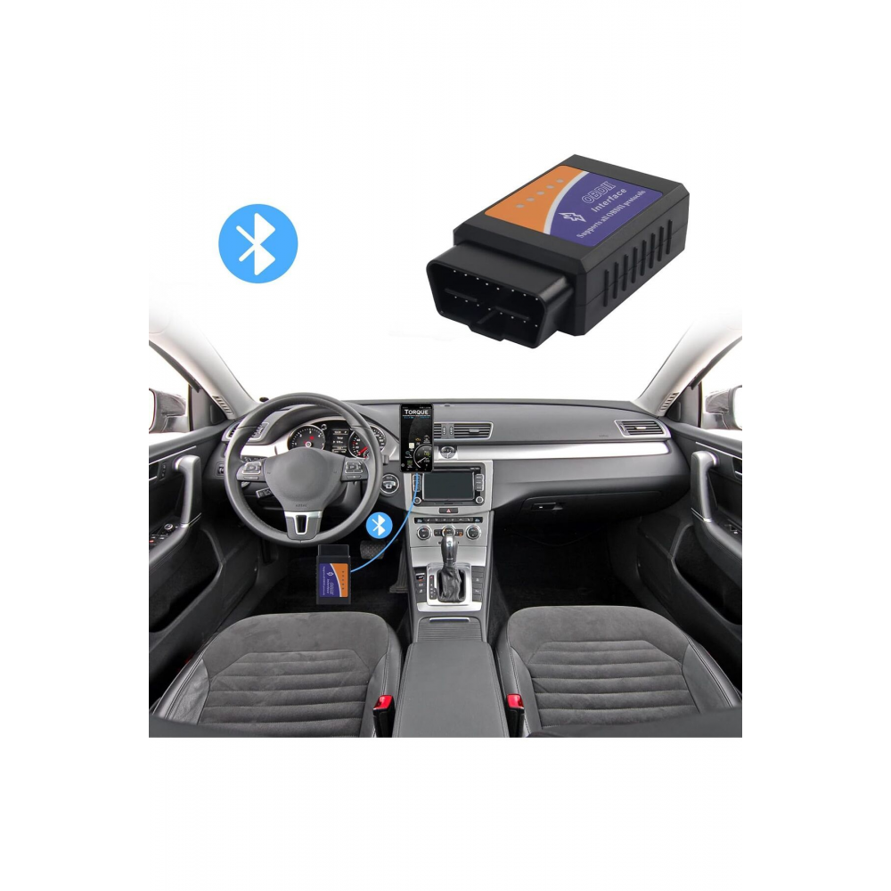 Obd2 Elm327 Bluetooth Arıza Tespit Cihazı Arıza Kodu Okuma Silme