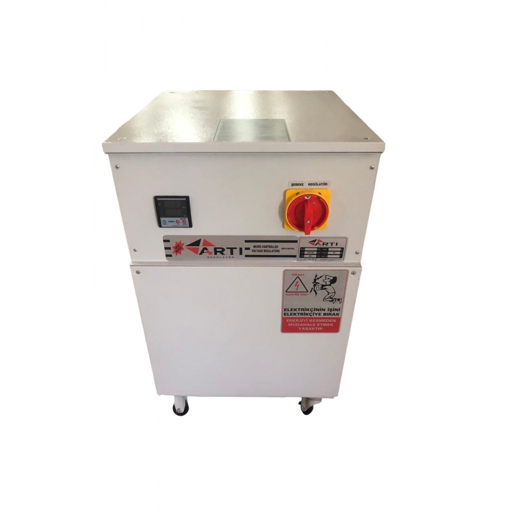 50 Kva Monofaze Servo Kontrollü Voltaj Regülatörü (160-250v)