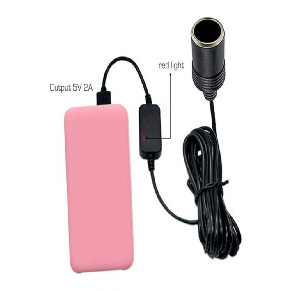 Çakmaklık Fişi Çevirici Çakmak Dönüştürücü USB 2.0 5 Volt 2 Amper To 12 Volt 0.8 Amper