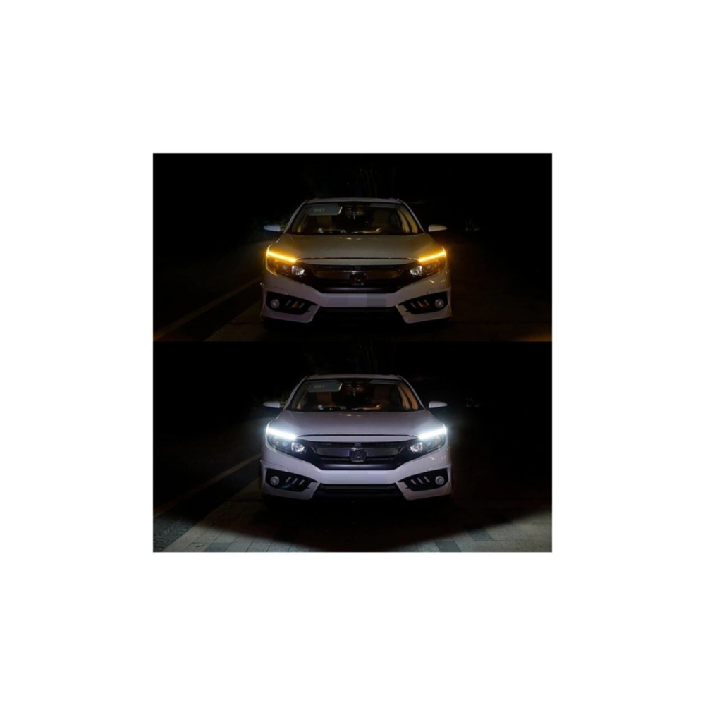 Kayar Sinyalli Led Gündüz Farı Şerit Lamba 60cm