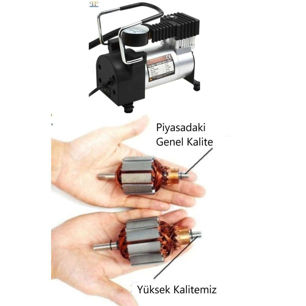 Profesyonel Metal Oto Araç Hava Kompresörü 12v Oto Lastik Pompası Araba Bisiklet Balonlar Diğerleri