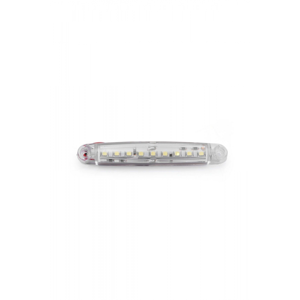 10 Adet Beyaz 9 Ledli Parmak Led Lamba 12v-24v