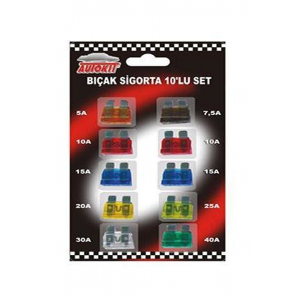 Bıçak Sigorta 10 Lu Set Japon Normal