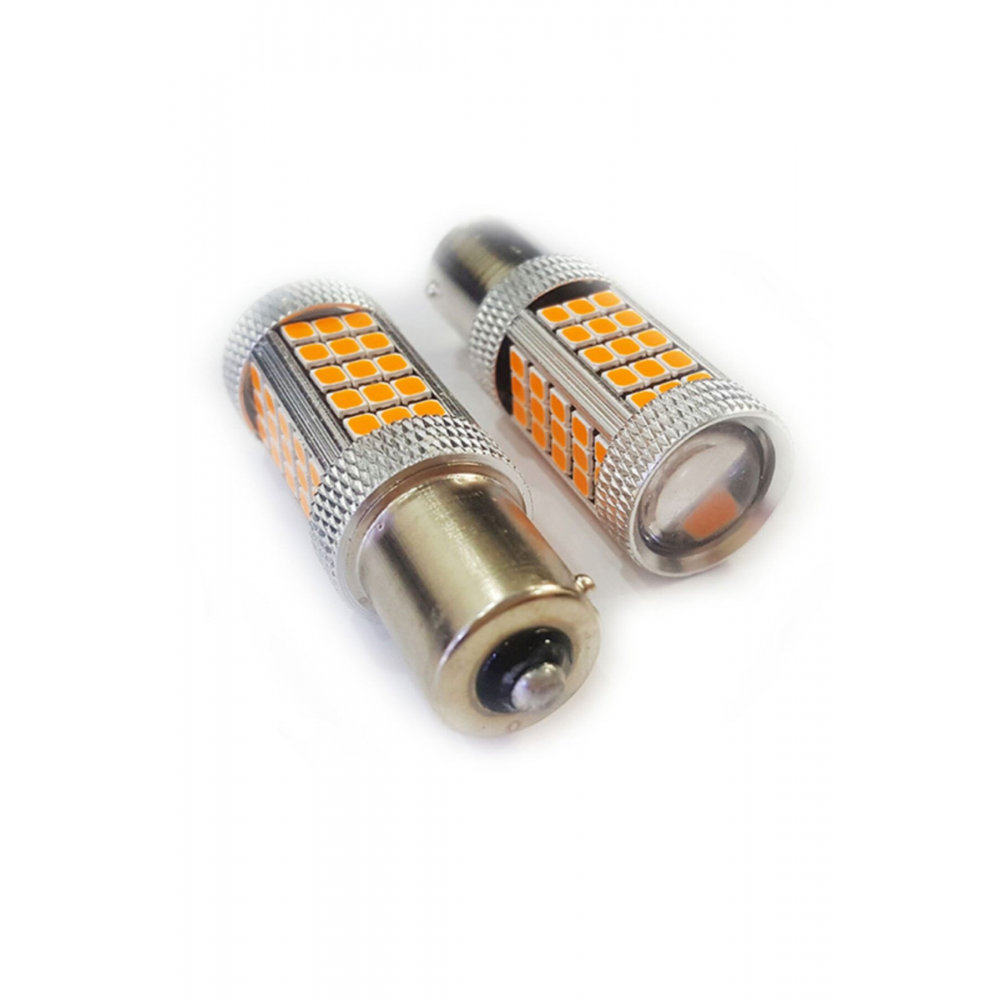 Premium P21w-1156-bau15s-9w 150* Tek Duy Led Sinyal Ampul Çapraz Tırnaklı