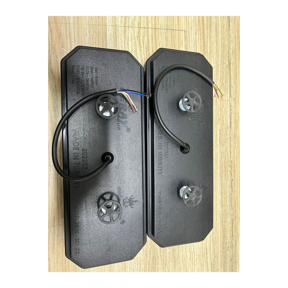 Stop Lamba Yeni Model Full Ledli Tır Kamyon Dorse 12-24v Uyumlu - Kayar Sinyalli (2 Adet)