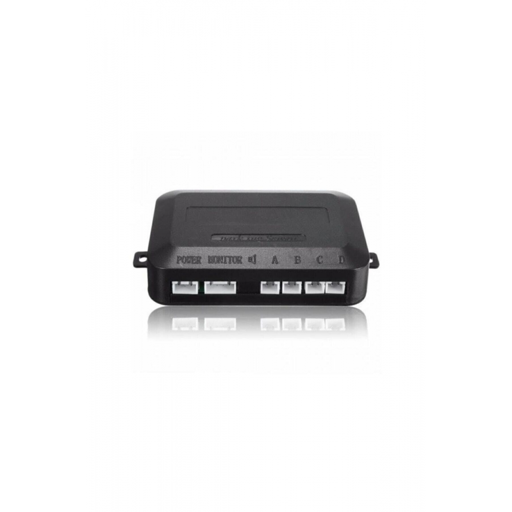 Dijital Ekranlı Araç Park Sensörü Ses Ikazlı 4 Sensörlü Siyah