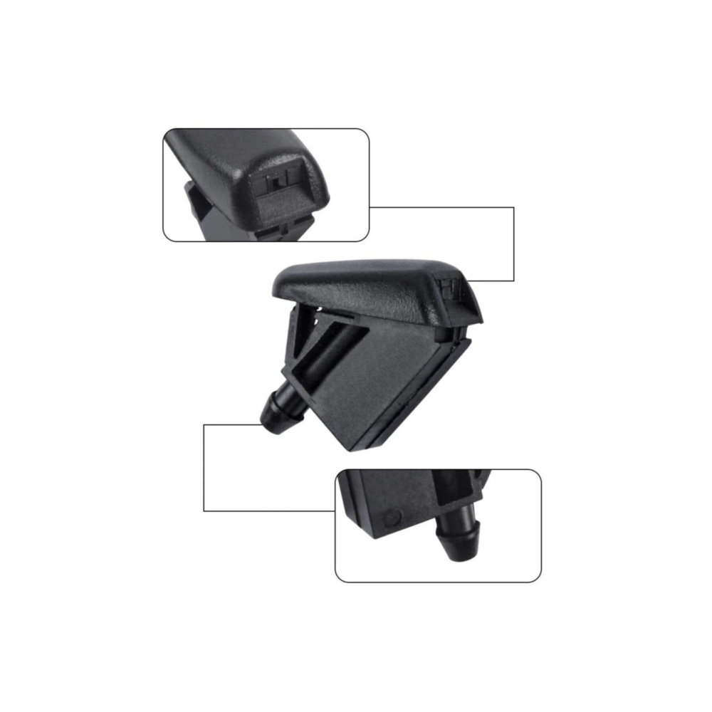 Focus Pulverize (yağmurlama) Cam Su Fiskiye Memesi Takımı 2 Ad