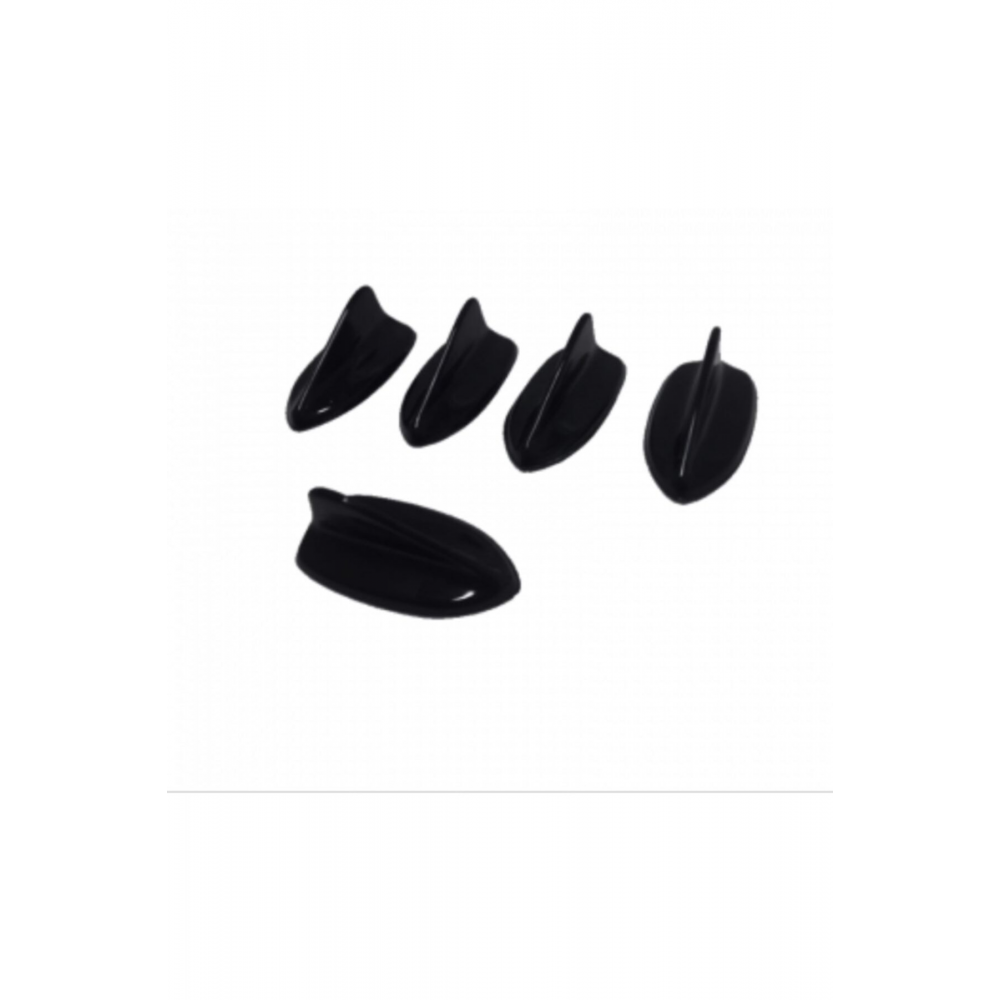 5'li Shark Anten Siyah Her Araca Uyumlu