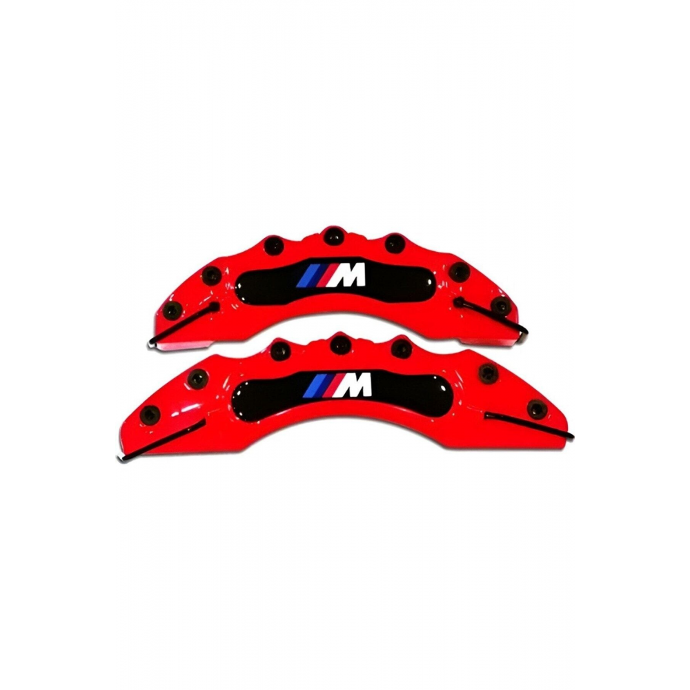Bmw M Logolu Kırmızı Kaliper Kapağı 4 Parça