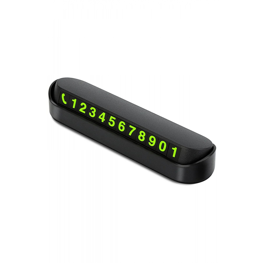 Araç İçi Fosforlu Numaralık Tüm Marka Araçlar İle Uyumlu Yapışan Ve Gece Parlayan Araba Süsü Oto