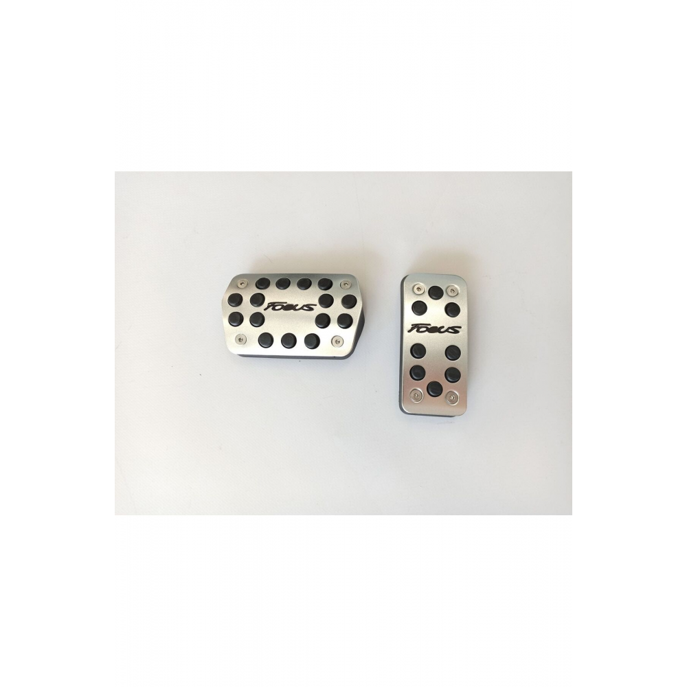 Ford Focus Uyumlu 2010-2019 Pedal Seti Siyah Yazılı Otomatik