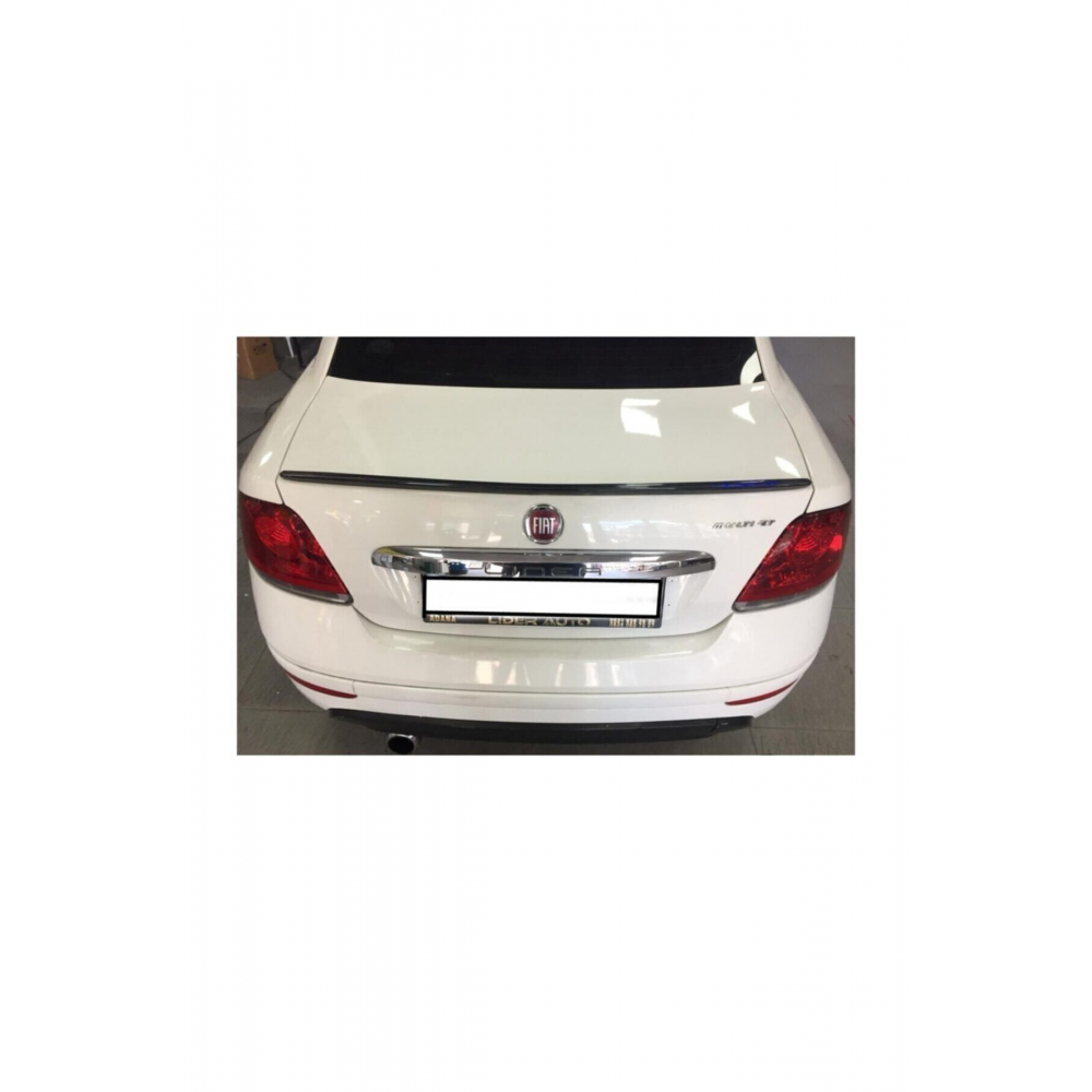 Spoiler Fiat Linea Bagaj Üzeri Çıta - Spoiler Pianoblack - Parlak Siyah + Çift Taraflı Bantlı