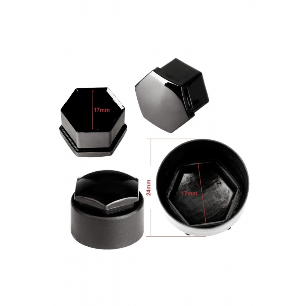 LEON FR BİJON KAPAĞI TAKIM PİYANO SİYAH (16 ŞİFRESİZ+4 ŞİFRELİ-4F) 2013-2016 MODEL ARASI UYUMLU