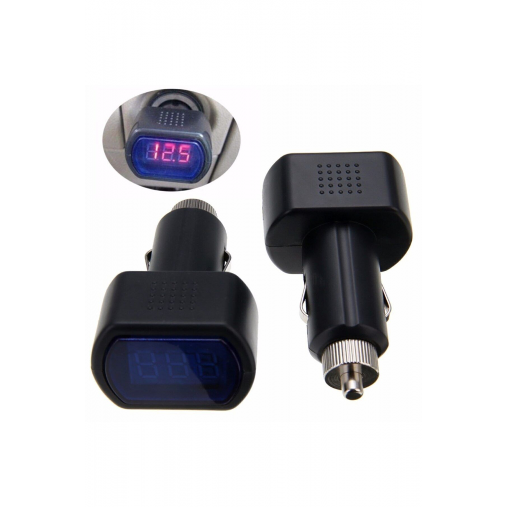12 24v Dijital Oto Araç Çakmaklık Akü Volt Ölçer Akü Voltmetre