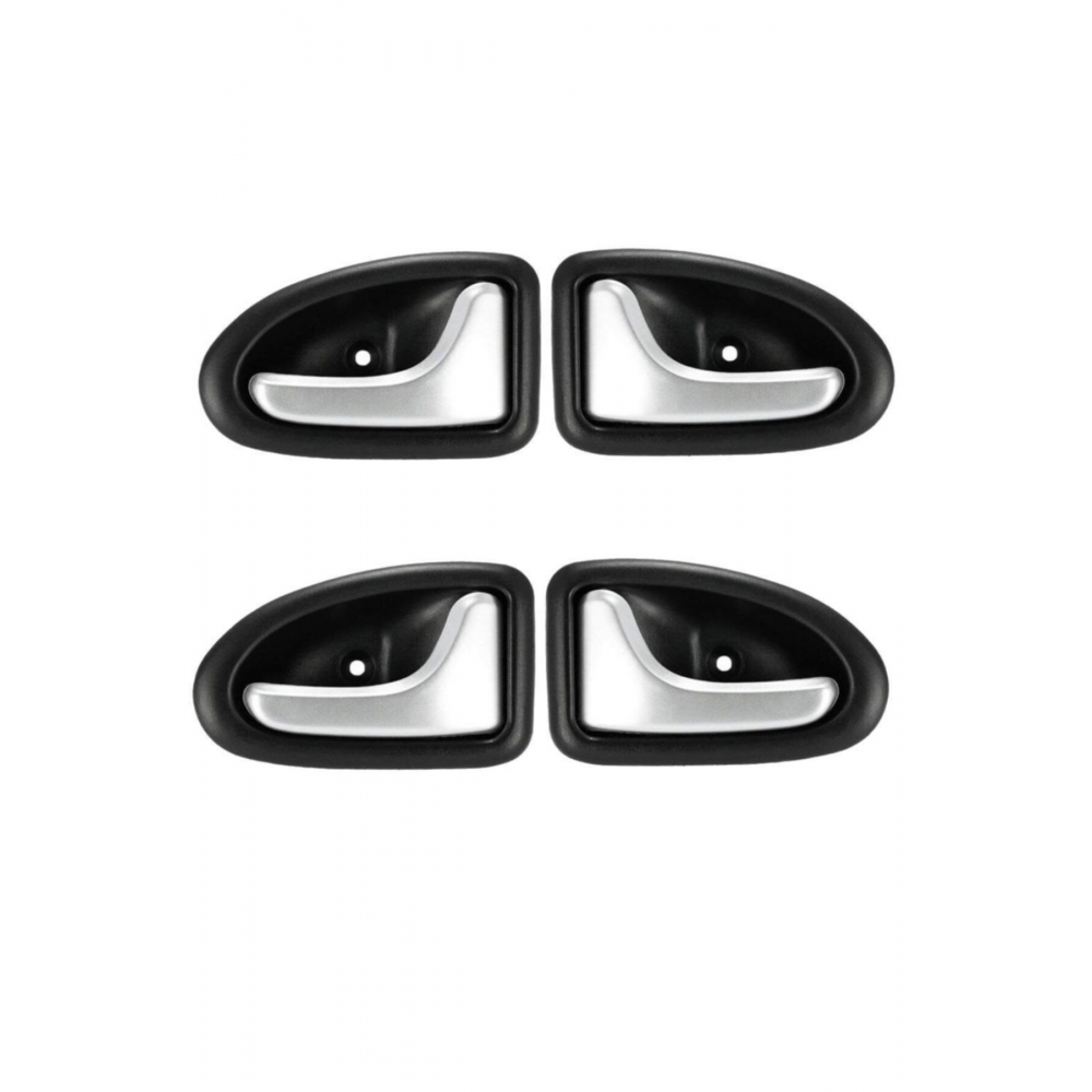 Megane 1 Kapı Içma Kolu Gri Boyalı 4 Adetli Takım