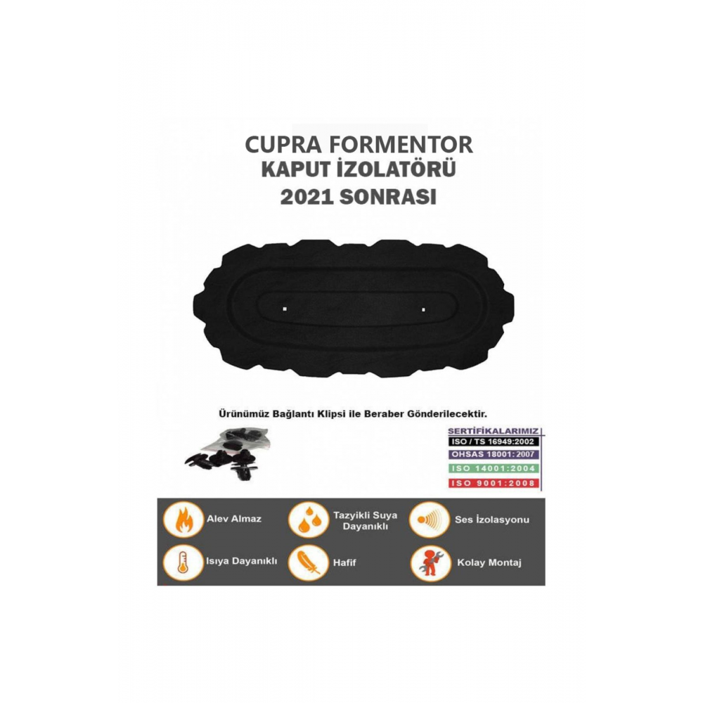 Seat Cupra Formentor Kaput Izolatörü (2021 Sonrası)