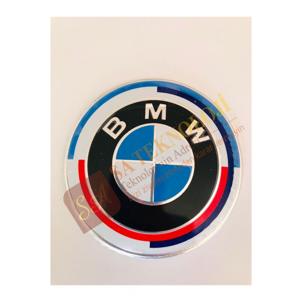 Bmw 50.yıl Kaput-bagaj Logosu 82mm(50.yıl New Type)