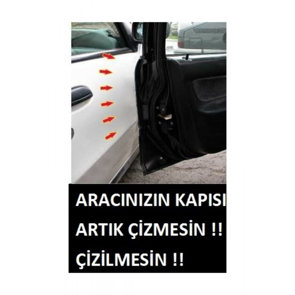 Araç Kapı Koruma Fitili Kapı Çarpma Çizik Önleyici Fitil- 6 M